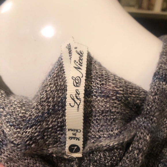 Blue & Gray Long Cardigan - Picture 4 of 4